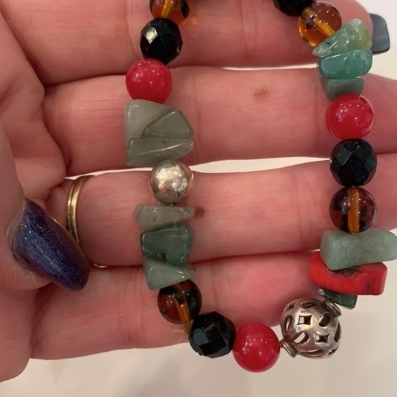 💐5/25 natural stone red sponge coral colorful - Picture 6 of 7